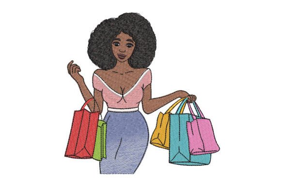 African Woman Shopping: Black Beauty Review