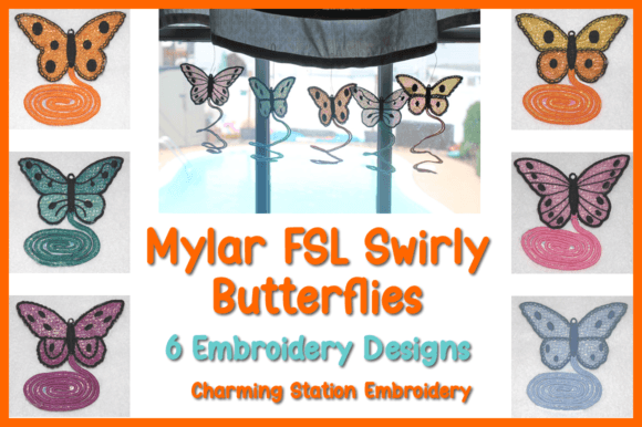 Mylar Swirly Butterflies: A Holiday Design Review