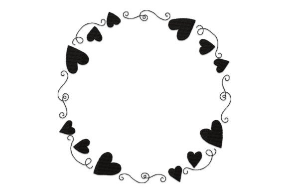 Review: Circle Frame with Little Hearts for Boutique Sweatshirts