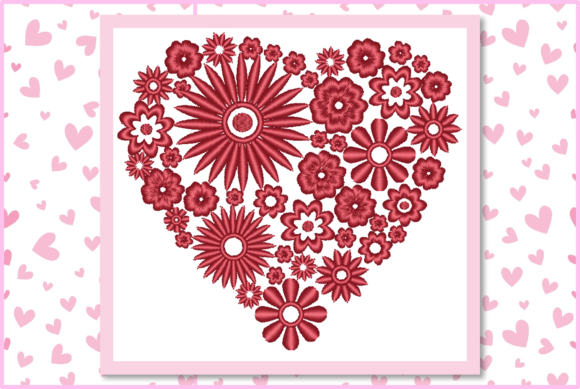 Review: Floral Heart-One Color for Holiday Crafts