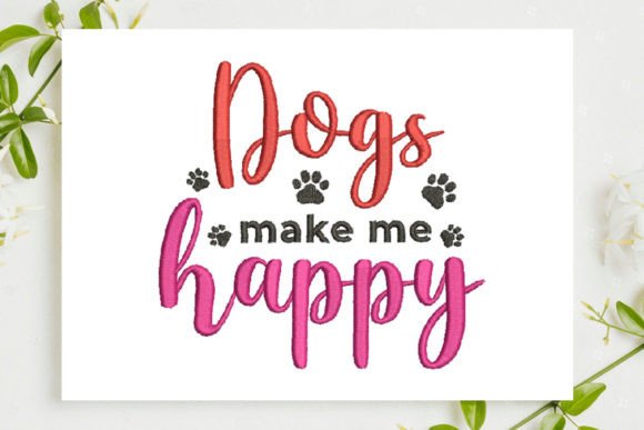Reviewing Dogs Make Me Happy for Business Merch