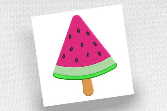 Reviewing the Watermelon Ice Cream Embroidery Design