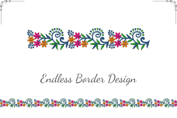 Spring Flowers Border: A Designer’s Review for Boutique Apparel